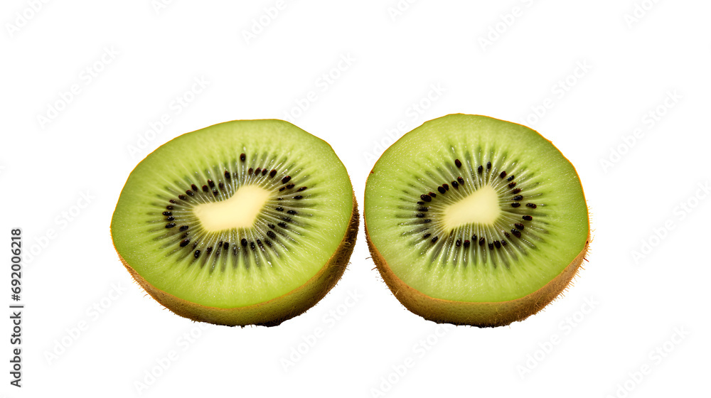 2 pieces of sliced kiwi isolated with white background
2 pieces of sliced kiwi isolated with white background