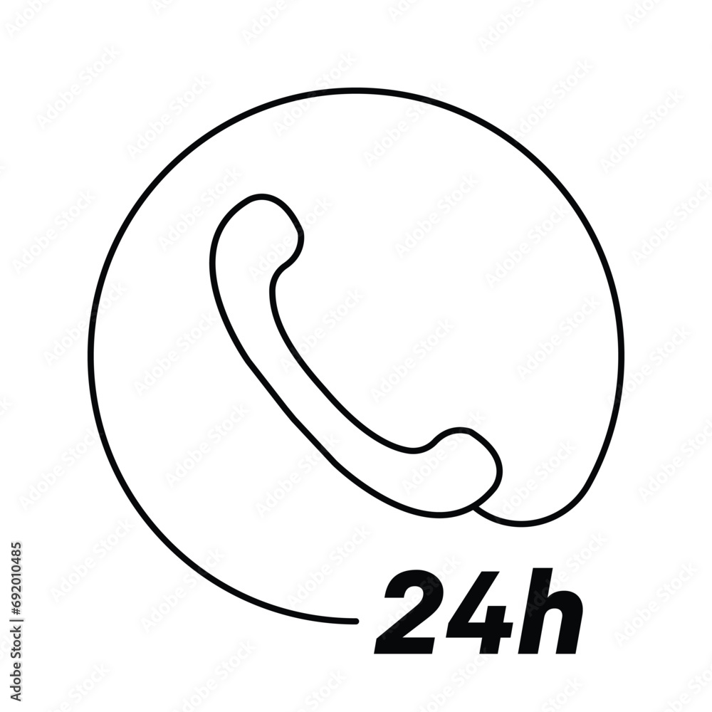 Phone icon in trendy flat style isolated on white background. Telephone symbol. Vector illustration Phone icon in trendy flat style isolated on white background. Telephone symbol. Vector illustration