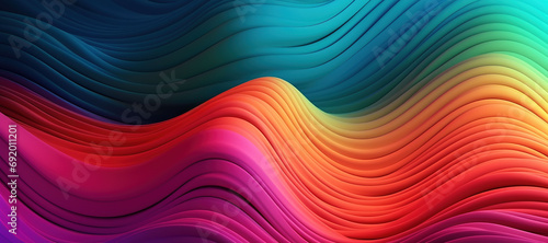 colorful wave pattern, gradation 18