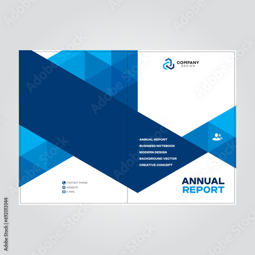 Cover design for presentations and advertising, creative layout of booklet cover, catalog, flyer, fashionable background for text and photo