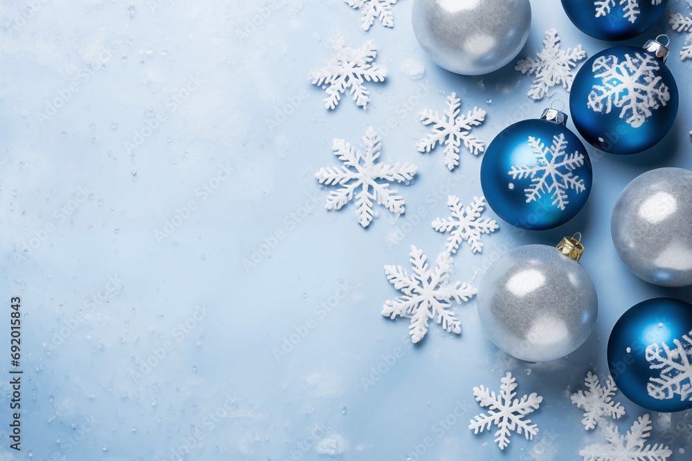 Frostiger Weihnachtsschmuck mit Platz für Text Frostiger Weihnachtsschmuck mit Platz für Text