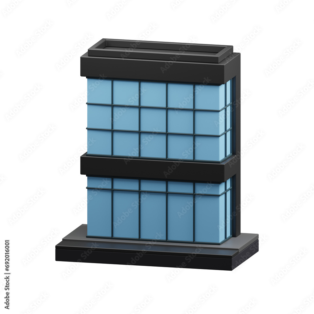 Office building 3d illustration Office building 3d illustration