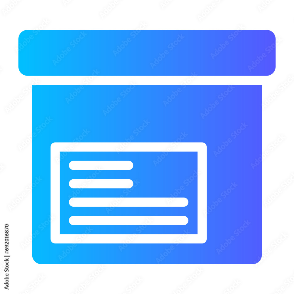 evidence gradient icon evidence gradient icon