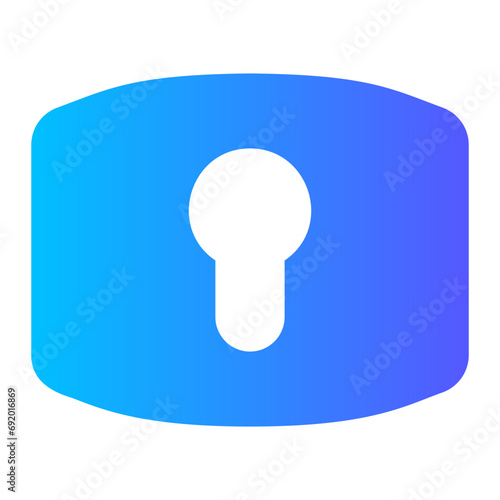 key gradient icon