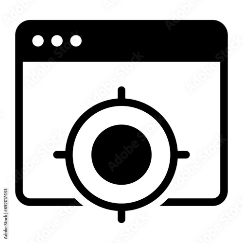 website glyph icon