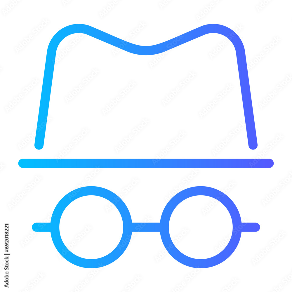 detective gradient icon detective gradient icon