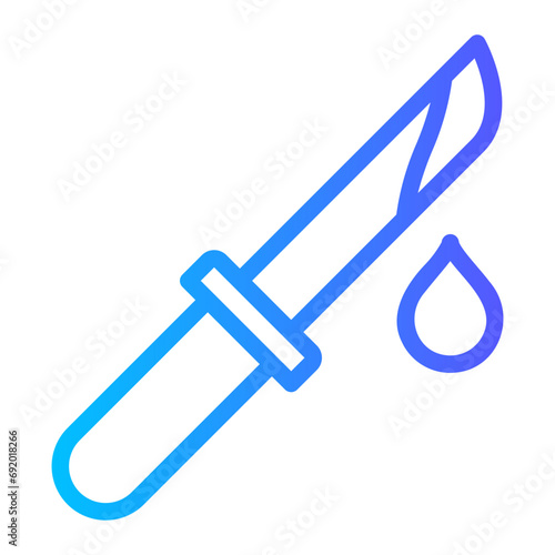 murder gradient icon