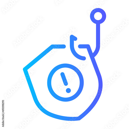 phishing gradient icon