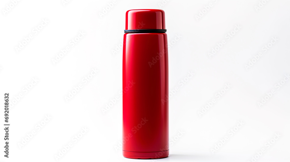 Thermos in isolation on a pure white background Thermos in isolation on a pure white background