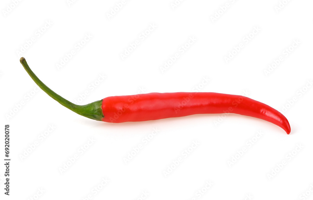 Red chili peppers isolated on white background Red chili peppers isolated on white background