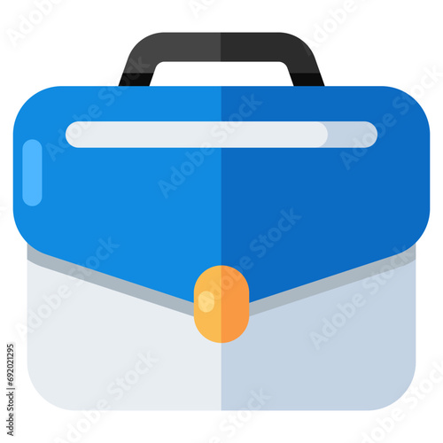 An icon design of business bag, briefcase vector