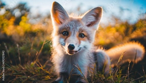 Fox Baby Macro Shot
