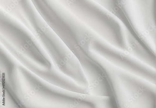 white fabric background. White silk fabric texture. white satin fabric as background. Texture of white silk fabric.