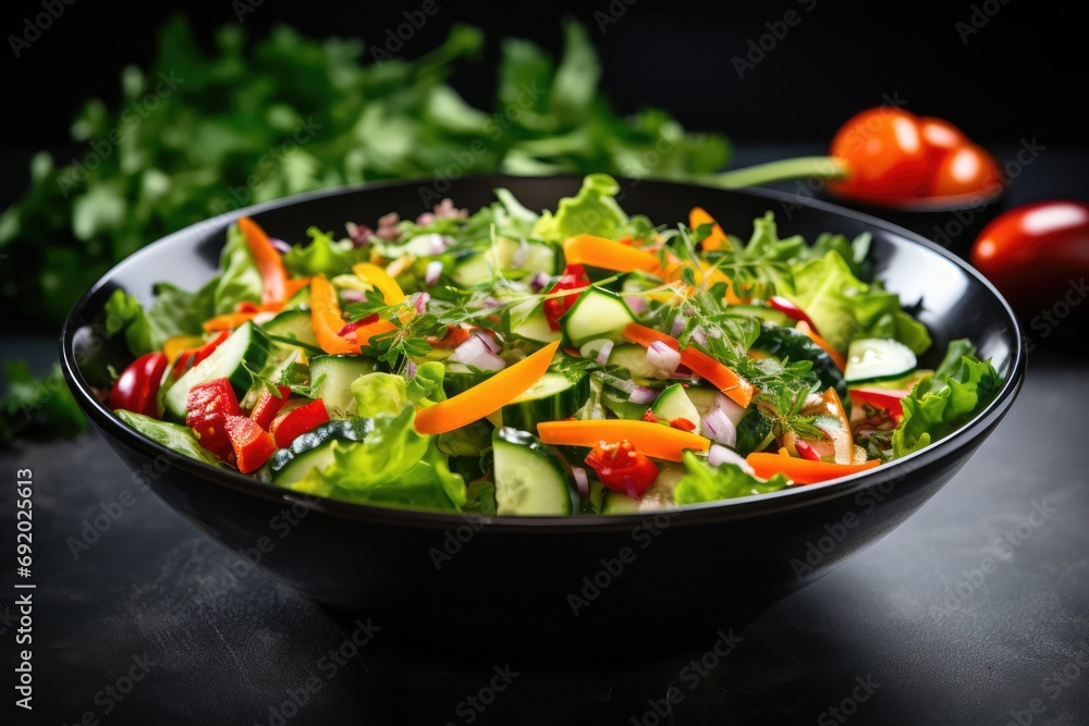 Vegetable Salad In Bowl Vegetable Salad In Bowl