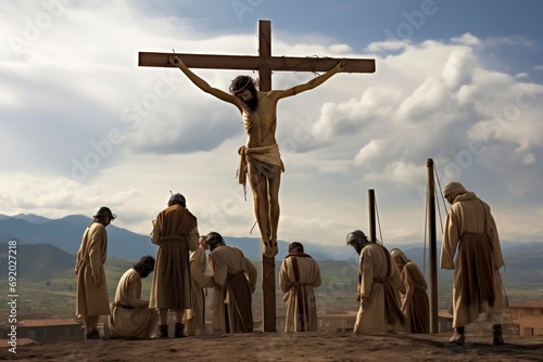 The crucifiction of Christ