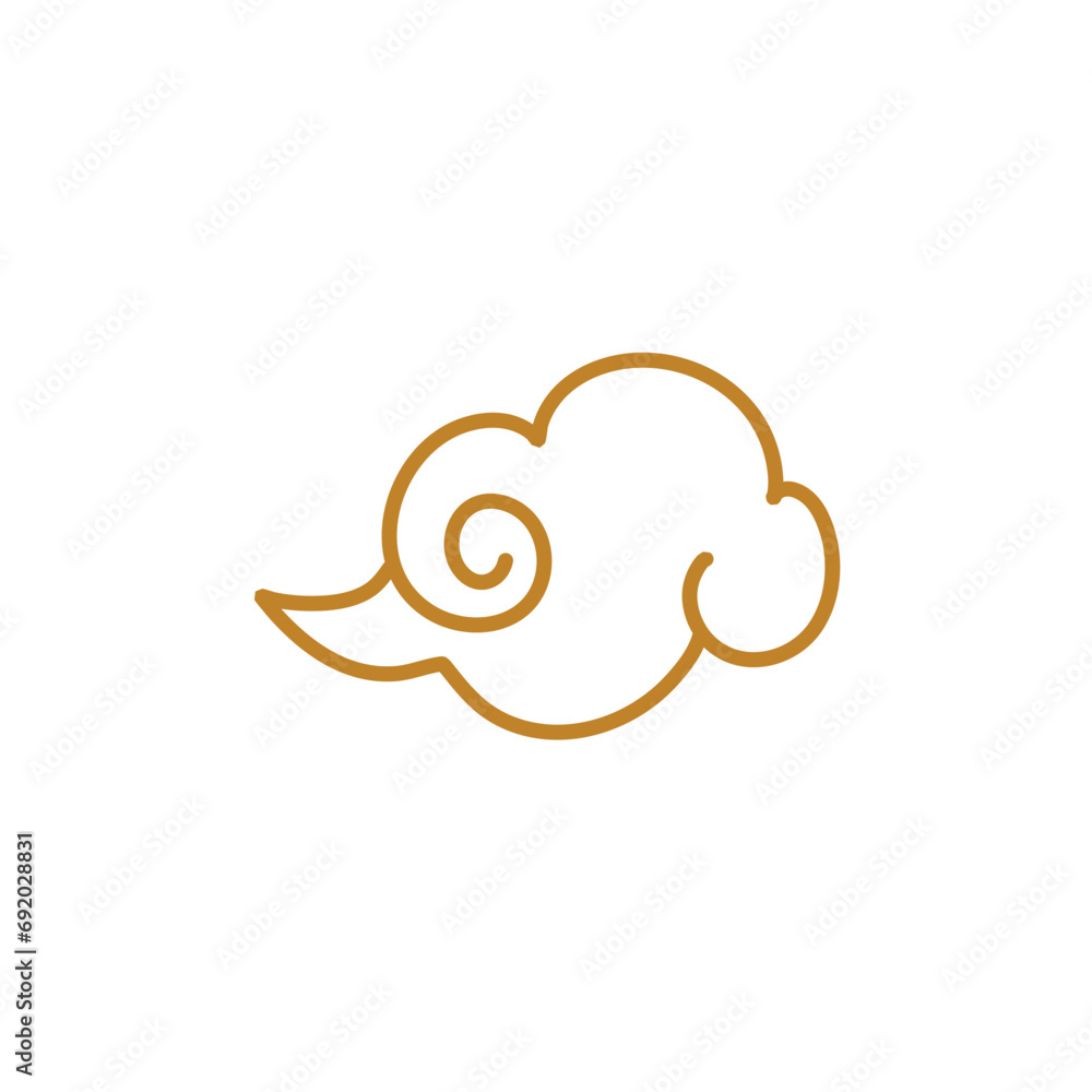 Traditional Chinese or Japanese clouds Traditional Chinese or Japanese clouds