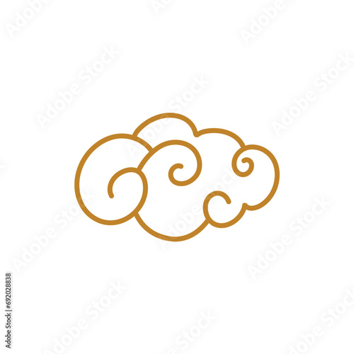 Traditional Chinese or Japanese clouds 