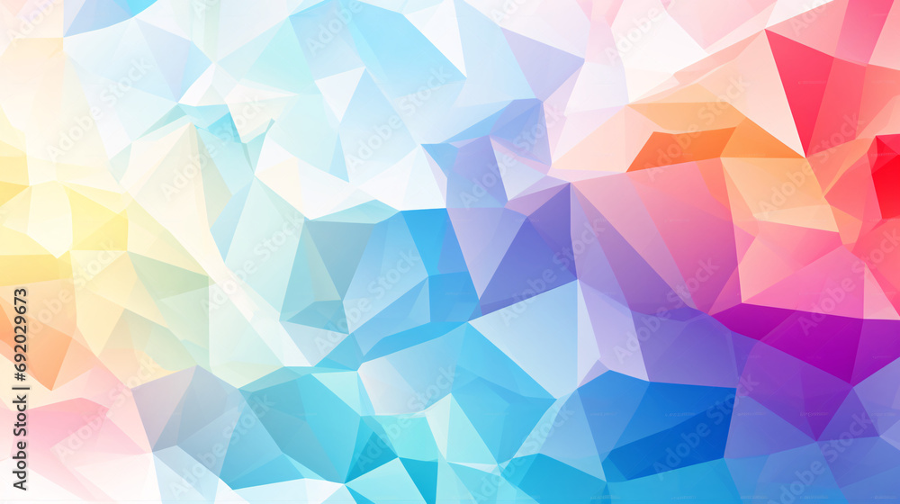 Abstract polygon color background