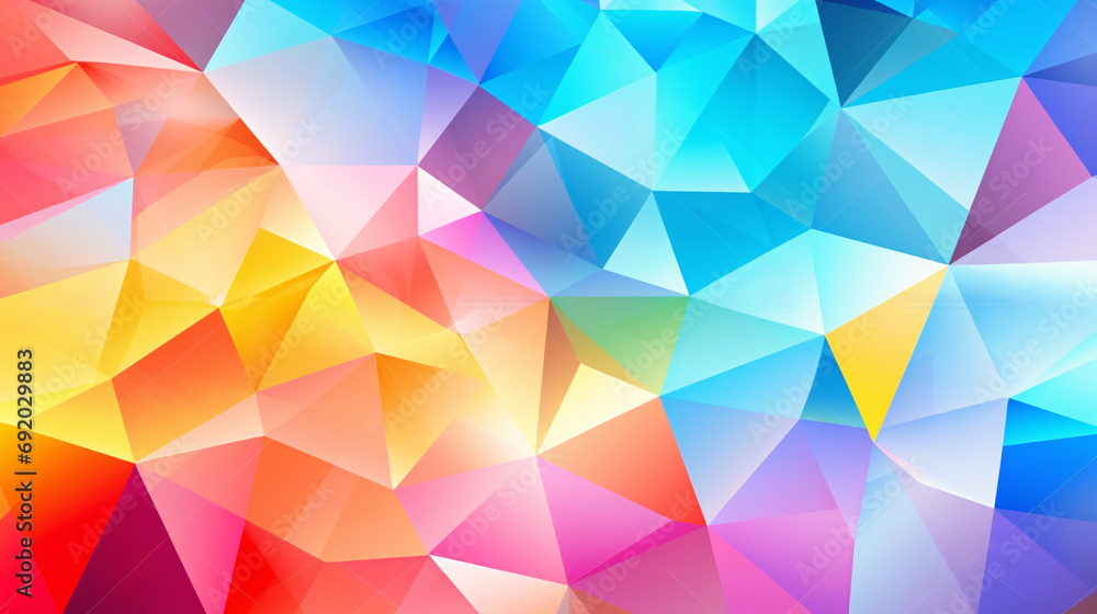 Fototapeta premium Abstract polygon color background