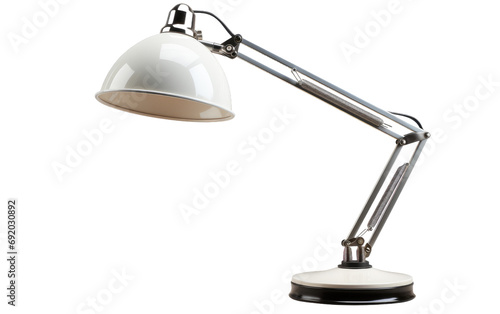 Digital New Modern Desk Lamp on White or PNG Transparent Background.