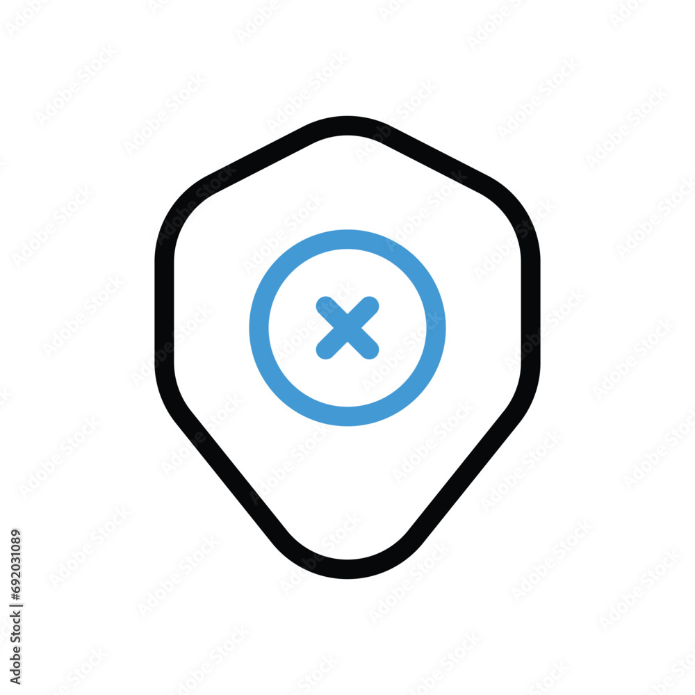 Shield icon vector stock illustration Shield icon vector stock illustration