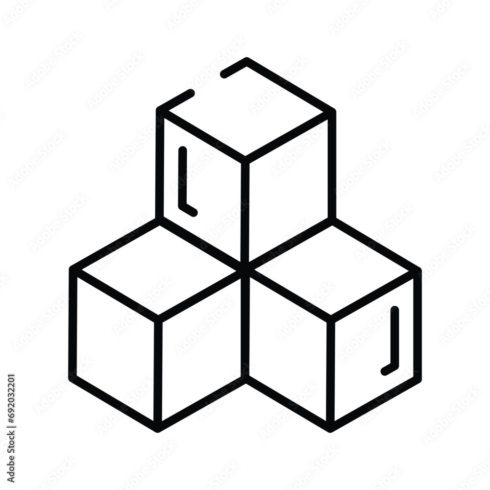 Take a look at this amazing icon of kids blocks, kids plaything vector Take a look at this amazing icon of kids blocks, kids plaything vector