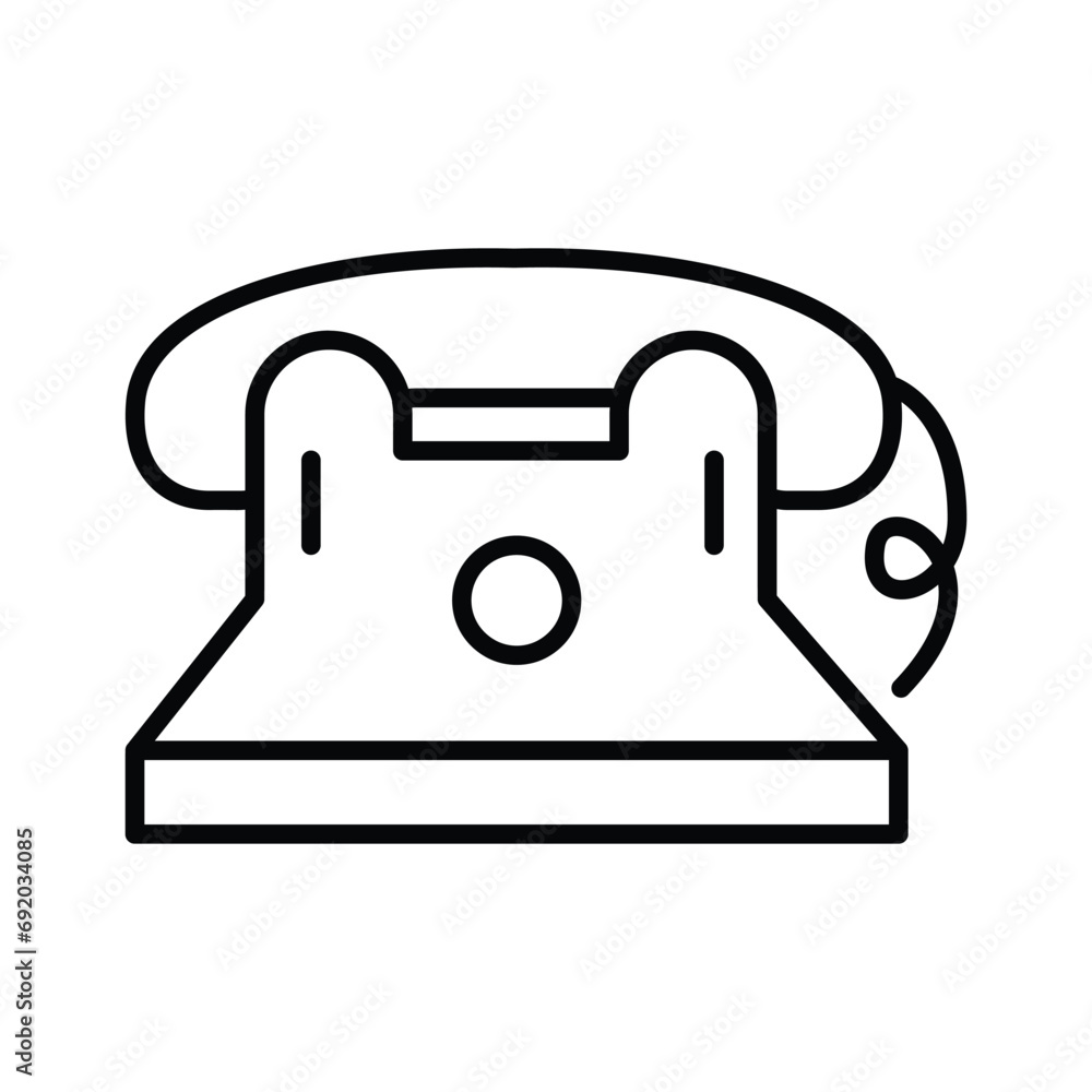 Fototapeta premium Toy phone vector design in trendy design style, ready to use icon