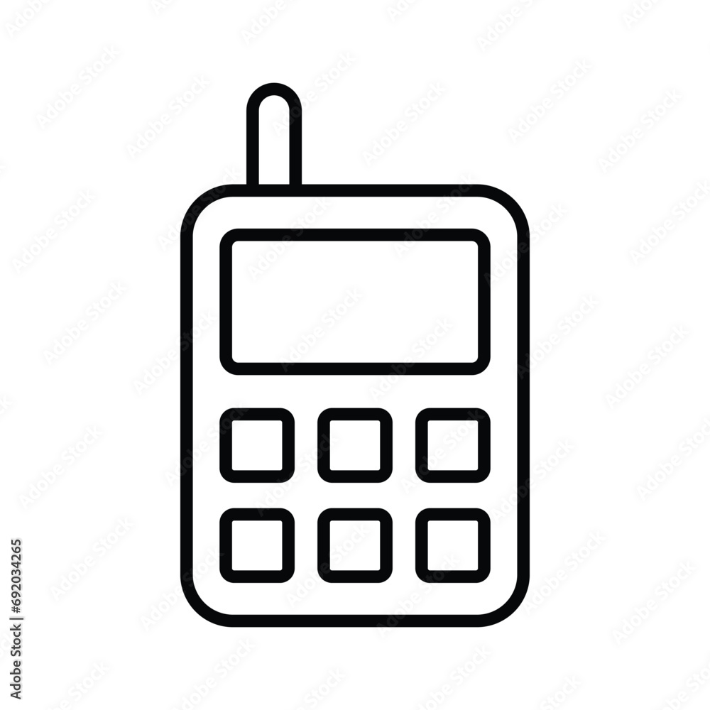 Toy phone vector design in trendy design style, ready to use icon Toy phone vector design in trendy design style, ready to use icon