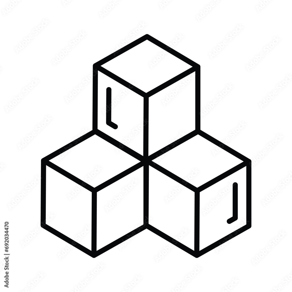 Take a look at this amazing icon of kids blocks, kids plaything vector Take a look at this amazing icon of kids blocks, kids plaything vector