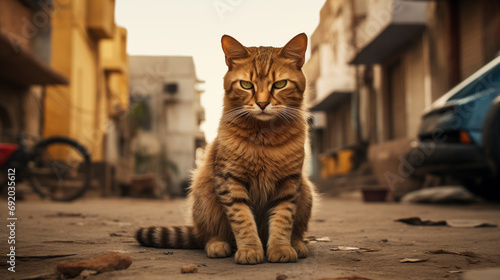 Beautiful, cute cat from Eritrea
