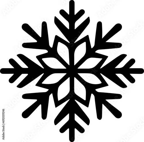 Snowflake icon on a white background