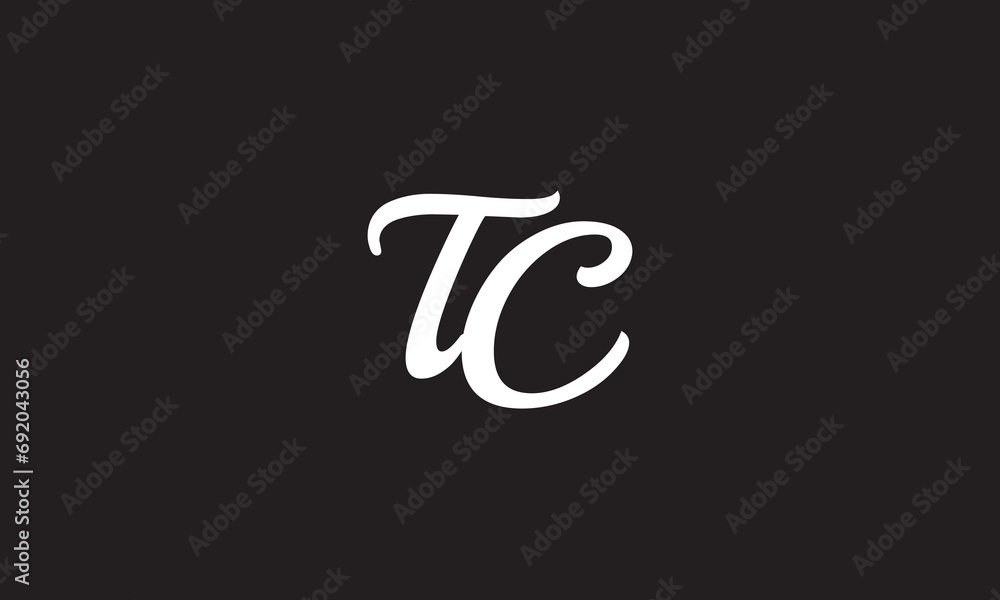 Fototapeta premium TC, CT, C, T Abstract Letters Logo Monogram 