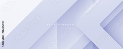 Abstract white background. Geometric shape light and shadow abstract design vector.