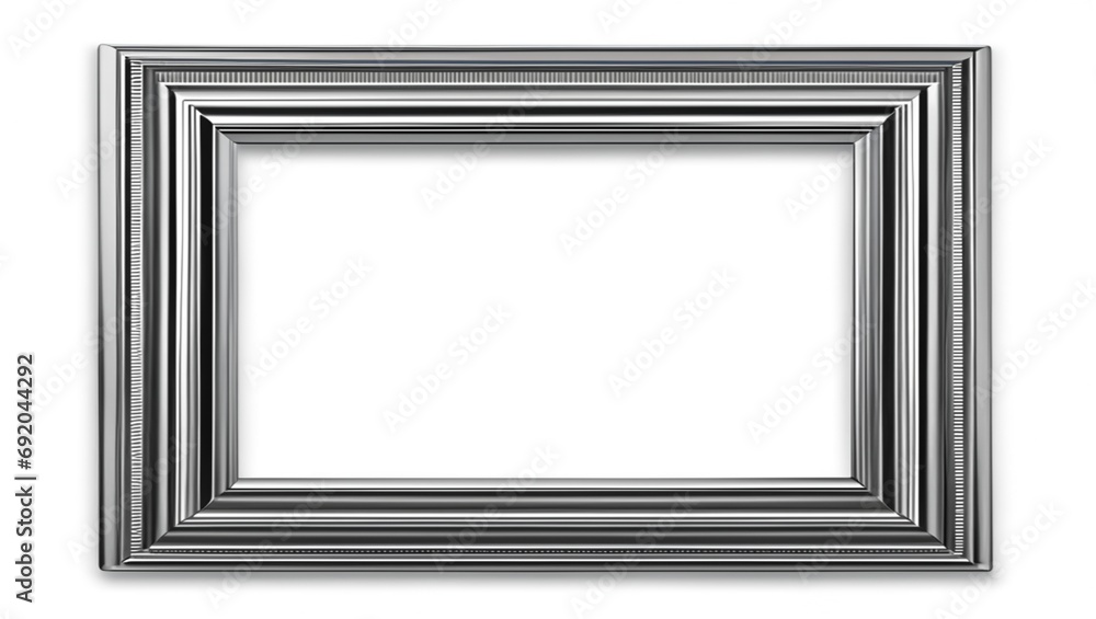 sliver frame isolated on white sliver frame isolated on white