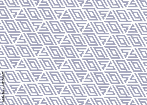 abstract geometric pattern of gray linear hexagons, abstract modern background