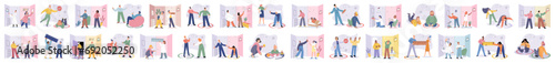 Personal space vector illustration. The concept personal space is deeply ingrained in human psychology and social norms Setting clear boundaries is important for preventing personal space violations