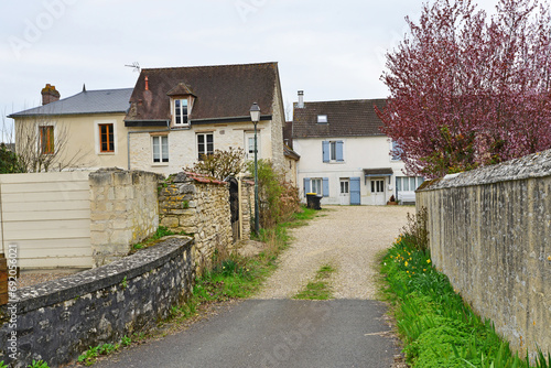 Montreuil sur Epte; France - march 16 2023 : village center photo