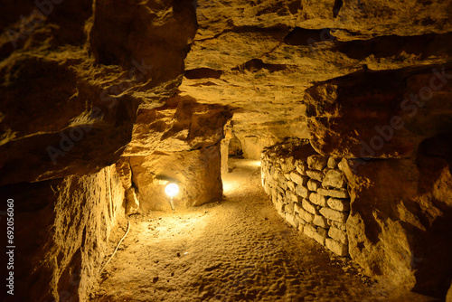 Pontoise; France - march 26 2023 : underground passage photo