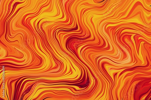 Orange wavy pattern background design graphic artist accents stylish and vibrant with liquid and fluid effect