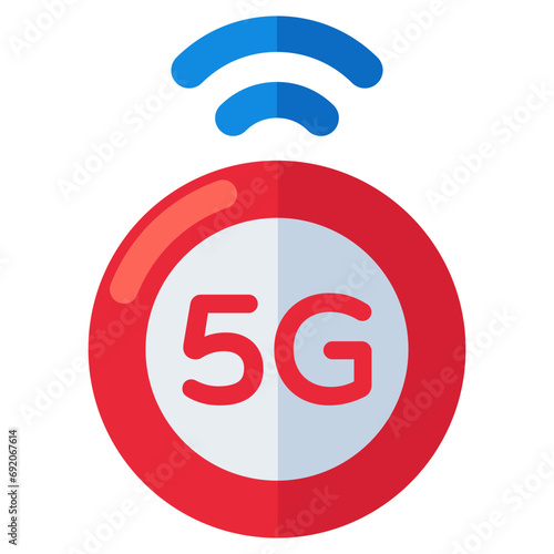 Premium download icon of 5g network 
