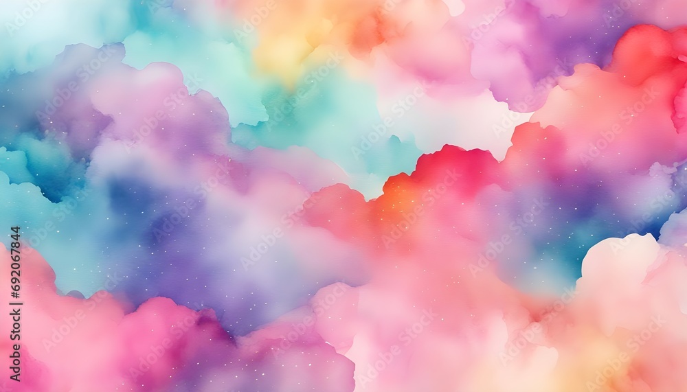 watercolor and ink abstract background, soft colors, wallpaper