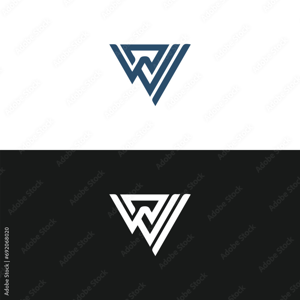 W letter logo, Letter W logo, B letter icon Design with black background. Luxury W letter W letter logo, Letter W logo, B letter icon Design with black background. Luxury W letter