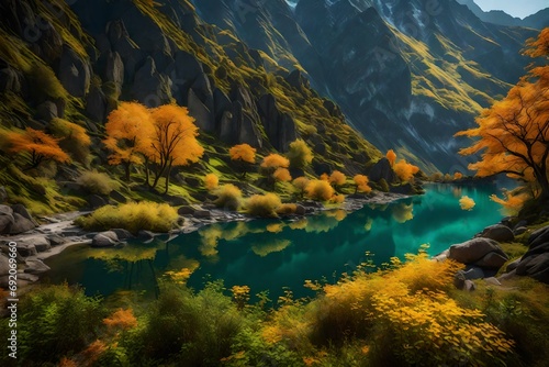 autumn in the mountains