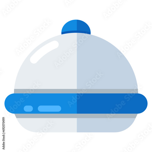 Trendy design icon of food platter, cloche vector 