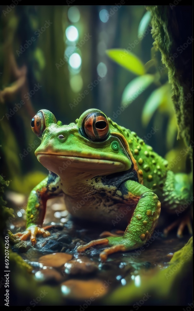 The frog in the swamp The frog in the swamp