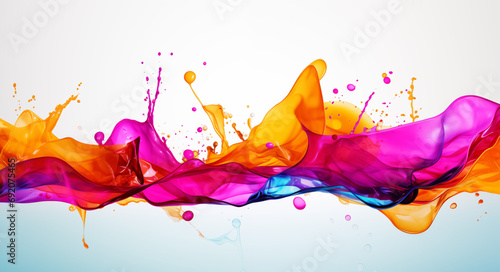 Abstract colorful Graphic motion on background, creative waves of gradient color smoke and liquid Pro Photo