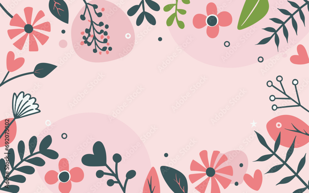 Abstract background poster floral. Good for fashion fabrics, postcards, email header, wallpaper, banner, events, covers, advertising, and more. Valentine's day, women's day, mother's day background. Abstract background poster floral. Good for fashion fabrics, postcards, email header, wallpaper, banner, events, covers, advertising, and more. Valentine's day, women's day, mother's day background.