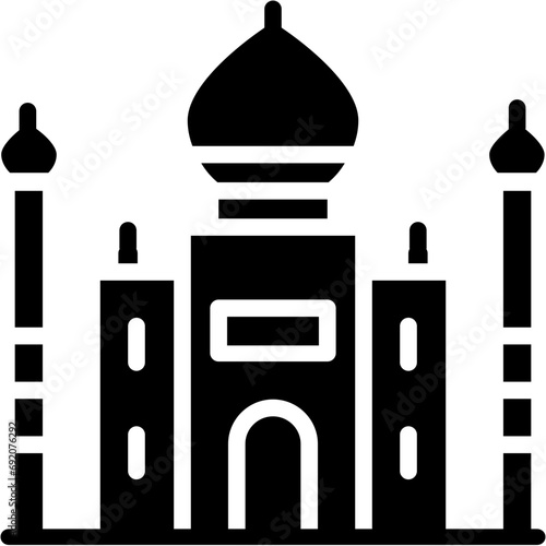taj mahal vector design .svg