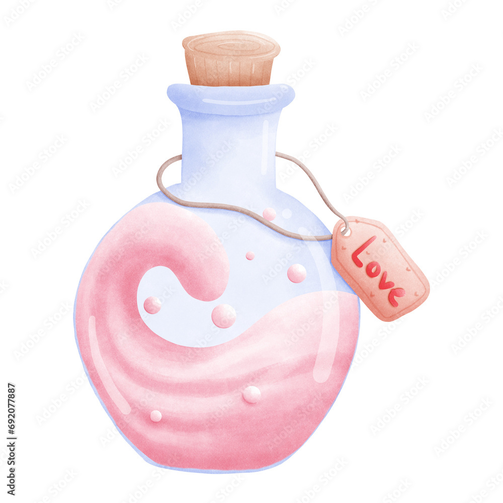 valentine cute bottle with love card valentine cute bottle with love card