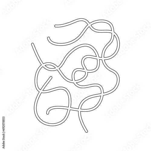Simple Maze Element For Kids